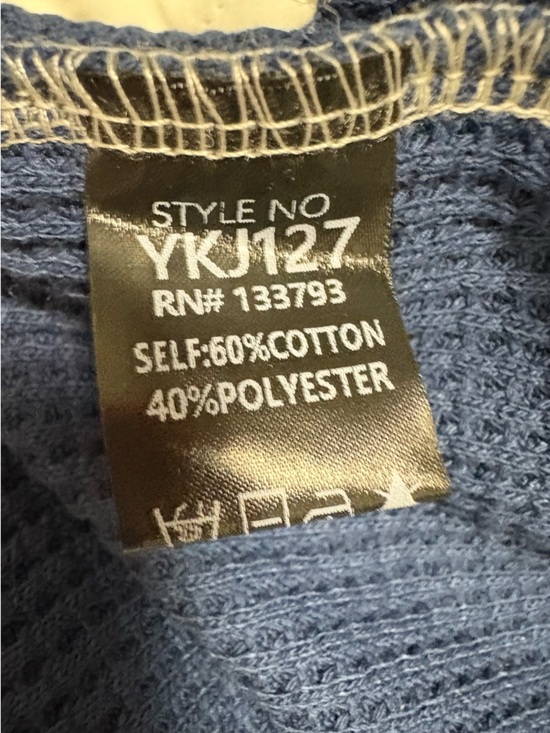 POL Patchwork Floral Hooded Jacket in Navy & Lavender size M - Picture 7 of 7